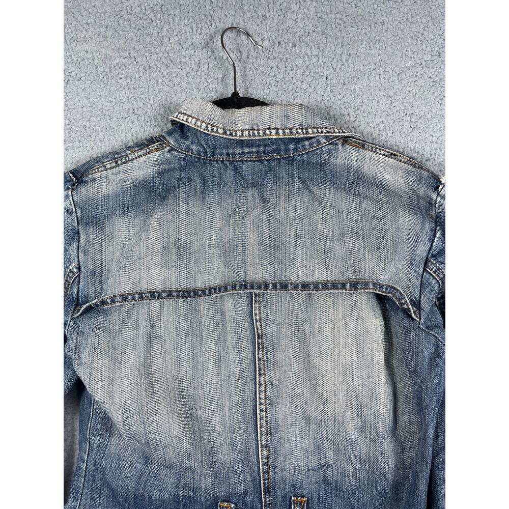 Carol's Denims Women's Denim Jacket Y2K Size M - Picture 5 of 8